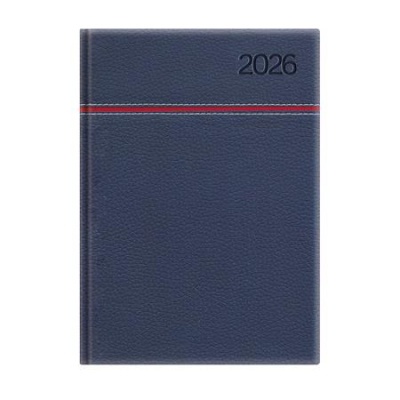 Naptár, tervező, A5, napi, TOPTIMER, "Young", kék-piros