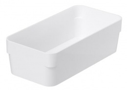 Fiókrendező, 20x6x10 cm, SMARTSTORE "Compact", fehér